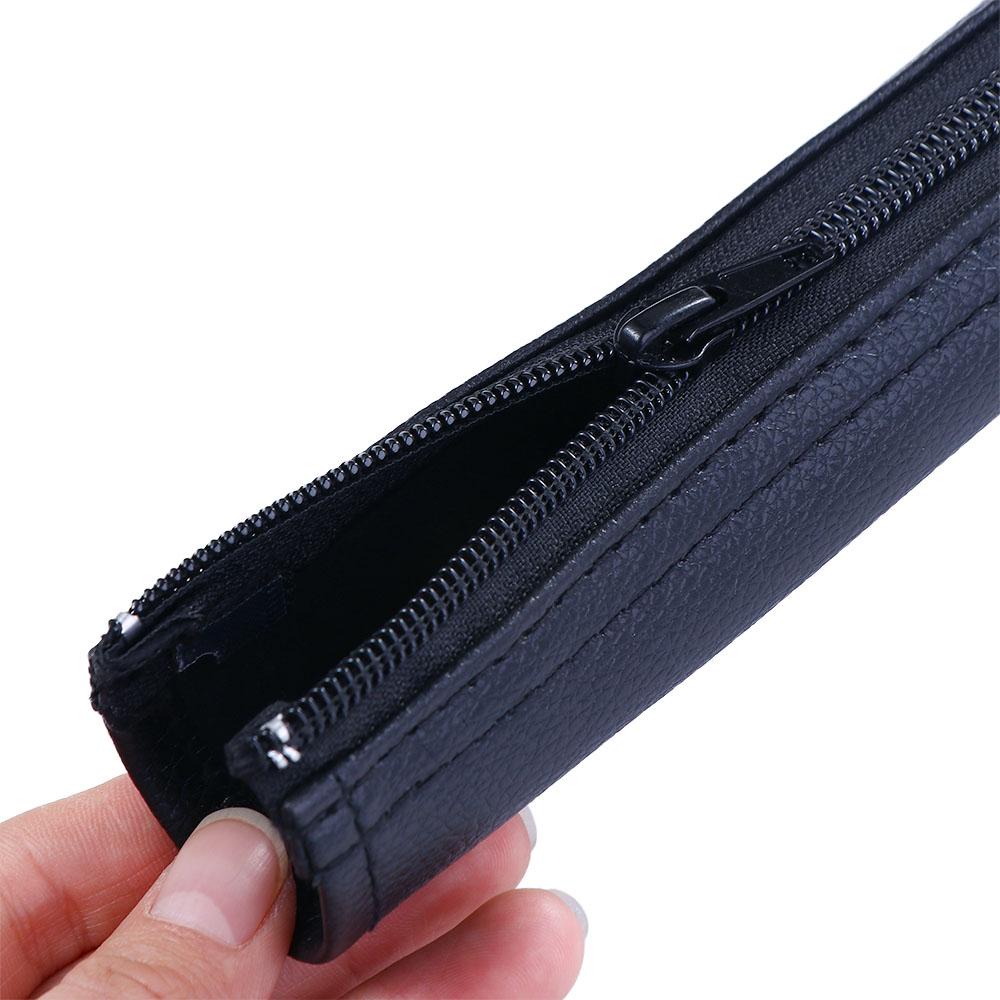 Tyler ปลอกหนัง PU หุ้มมือจับรถเข็นเด็ก มีซิป สีพื้น 2 ชิ้น ต่อชุด