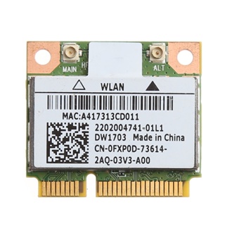 Rr การ์ดไร้สายบลูทูธ V4 0 Atheros AR5B225 WiFi Half Mini PCI-E Card 802 11 b g n สําหรับ Window 7 8 8 1 10