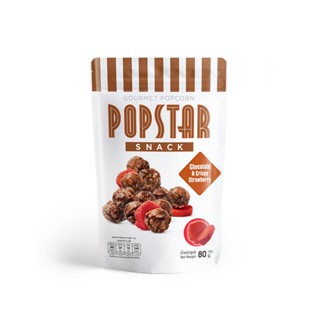 ป๊อปสตาร์สแนค ก. ช็อกโกแลต 80POPSTAR SNACK CHOCOLATE80G.