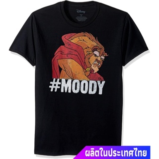 GTER เสื้อยืดใหม่ 2022New ข้อเสนอพิเศษ หุ่นยนต์ ผู้ชาย Disney Mens Beauty And The Beast Hashtag Moody Graphic T-Sh_01