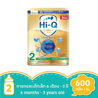 ไฮคิว ซูเปอร์โกลด์ พลัส ซี- ซินไบโอโพรเทก สูตร 2 ขนาด 600 กรัมHI-Q SUPER GOLD PLUS C-SYNBIOPROTEQ STEP 2 600G.