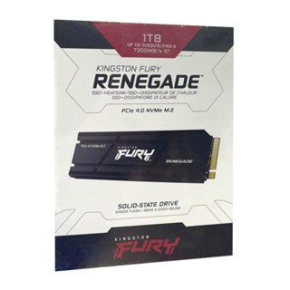 Kingston Fury Renegade 1Tb Pcie 4.0 M.2 2280 Ssd พร้อมฮีทซิงค์ เข้ากันได้กับ