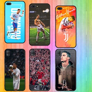 เคสโทรศัพท์มือถือแบบนิ่ม ลาย Cristiano Ronaldo สีดํา สําหรับ Vivo Y11 Y11S Y20i Y20S Y17 Y12 Y15 U3 Y19 Y20 Y30 Y21 Y33S Y21S