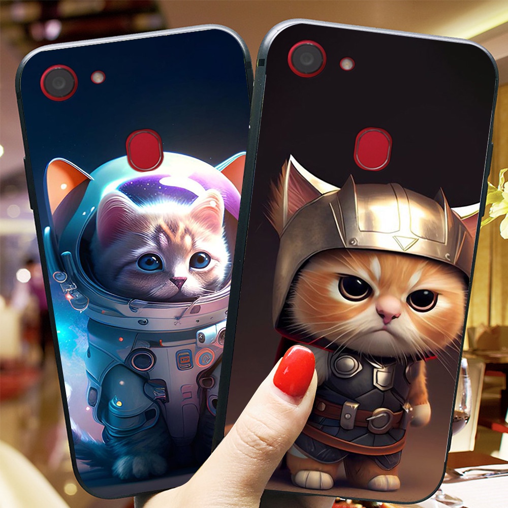 เคส Oppo f5 / oppo f5 youth / oppo f7 / oppo f9 พิมพ์ลายแมวน่ารักสุดน่ารัก