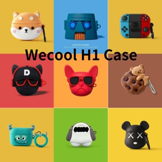 เคสหูฟัง แบบนิ่ม ลายการ์ตูนลูกสุนัข และไดโนเสาร์น้อยน่ารัก สําหรับ Wecool H1