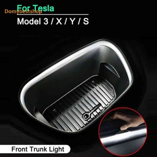 [Domybestshop.th] แถบไฟ LED กันน้ํา สําหรับติดด้านหน้ารถยนต์ Tesla Model S 3 X Y