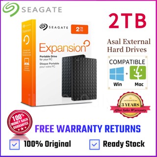 Seagate Hard Disk 1TB 2TB HDD ฮาร์ดดิสก์ Hard Drives USB 3.0 External Hard Disk External ฮาร์ดดิสก์แบบพกพา