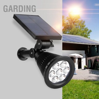  Garding 7LED สปอตไลท์พลังงานแสงอาทิตย์แบบปรับได้กันน้ำไฟติดผนังสำหรับสวนกลางแจ้งลานบ่อสนามหญ้าภูมิทัศน์