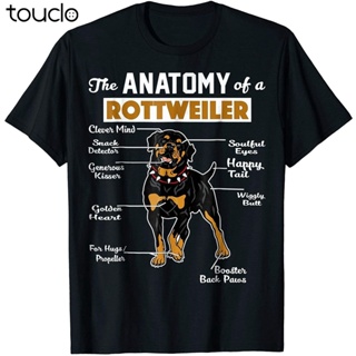 The Anatomy Of Rottweiler Crew Neck Vintage Gift For Funny Tee_04