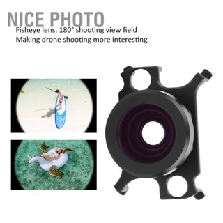 Nice photo Junestar Fisheye เลนส์แบบพกพาน้ำหนักเบา 180 องศาสำหรับ Dji Mavic Air2