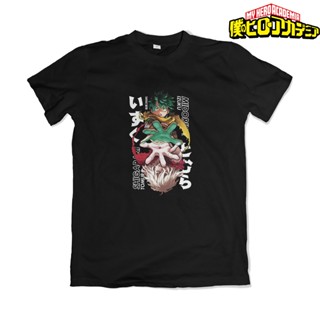 COOL อะนิเมะ My Hero Academia Tshirt Deku Shigaraki Tomura เสื้อแขนสั้น Unisex เสื้อทีเชิ้ตลําล 57j_04