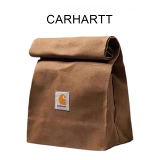 Carhartt กระเป๋าใส่กล่องอาหารกลางวัน ผ้าแคนวาส พกพาสะดวก แฟชั่น สําหรับปิกนิก