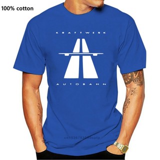 Kraftwerk ใหม่ เสื้อยืดลําลอง แขนสั้น พิมพ์ลาย Autobahn Techno 80 สีดํา สไตล์วินเทจ สําหรับผู้ชาย ขายดี S-XXL