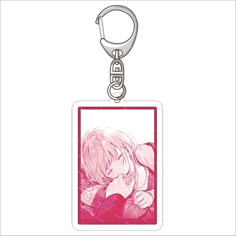 Sq2 Angel Next ประตู Spoils Me Rotten พวงกุญแจอะนิเมะพวงกุญแจอะคริลิคน่ารักกระเป๋าจี้การ์ตูน Shiina Mahiru Key Cha