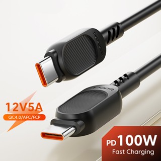 Pd 100W USB C เป็น USB C สายชาร์จเร็ว Type C สายเคเบิลข้อมูล สําหรับ Samsung Huawei P50 P40