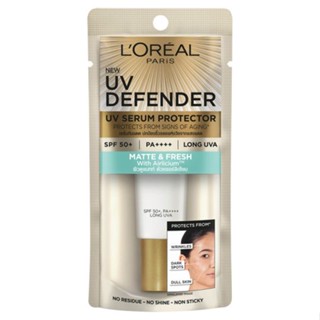 DEFENDER ลอรีอัลยูวีดีเฟนเดอร์แมทท์เฟรช UV 15มลผลิตภัณฑ์ดูแลผิวหน้าLOREAL MATTE FRESH 15ML