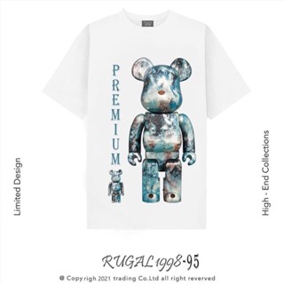 Bearbrick Premium hot trend summer 2022 unisex oversize T-shirt with super cheap cotton for men and women_05