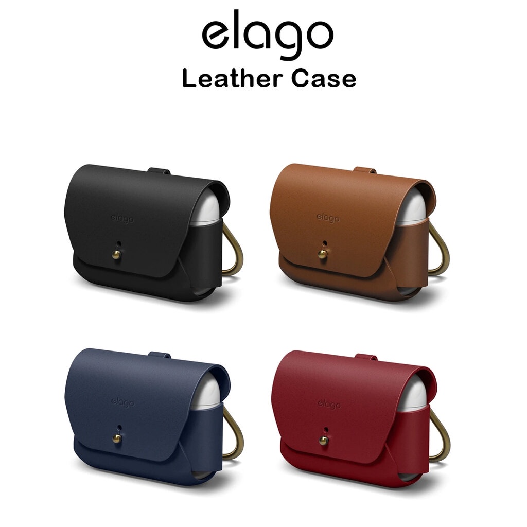 Elago Leather Case เคสหนังกันกระแทกเกรดพรีเมี่ยมจากอเมริกา เคสสำหรับ AirPods Pro/ Pro2 (ของแท้100%)