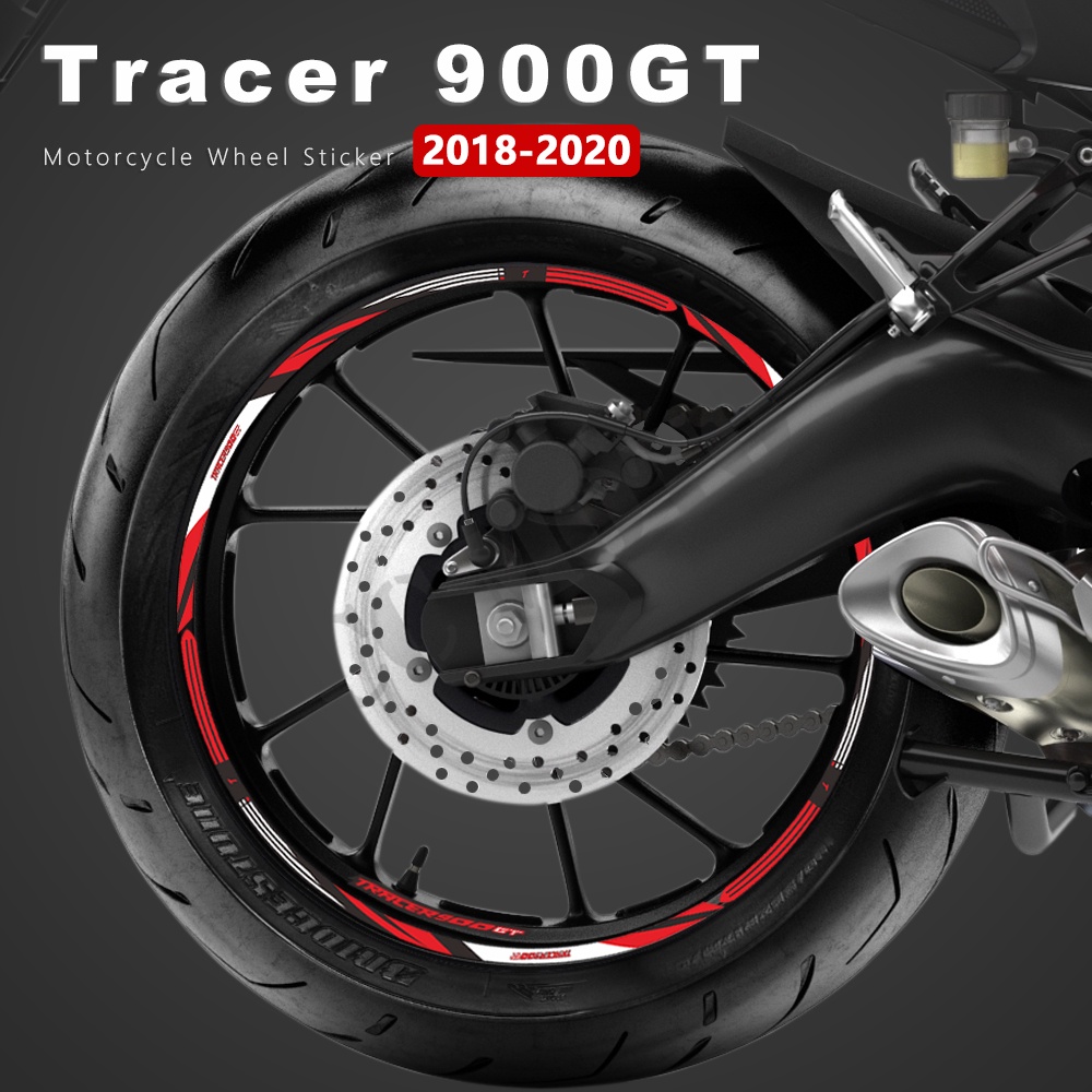 สติกเกอร์ล้อรถจักรยานยนต์กันน้ําขอบ Stripe Tracer 900 GT 2019 สําหรับ Yamaha Tracer 900GT Tracer900G