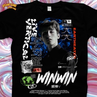 เสื้อยืดแฟชั่น NCT WINWIN TEE FLWRCATStreetwear ผู้ชาย T เสื้อผู้หญิง