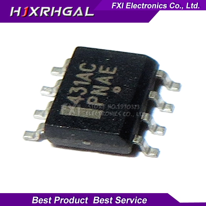10PCS TL431ACDR TL431AC SOP8 SOP 431AC SMD ใหม่