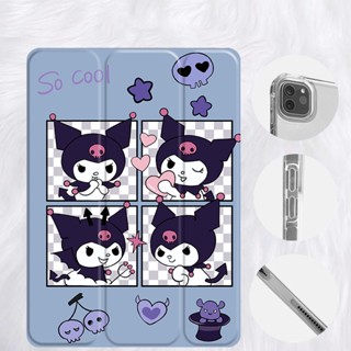for CaseiPad gen7/gen8、gen9 10.2 โหมดสามพับ air3 10.5 Air4/air5 10.9 ออกแบบภาพ Gen5/6 9.7 ป้องกันการหล่น for เคสไอแพด