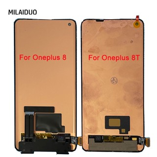 หน้าจอสัมผัสดิจิทัล LCD AMOLED ของแท้ สําหรับ Oneplus 8 1+8 One Plus 8T 1+8T