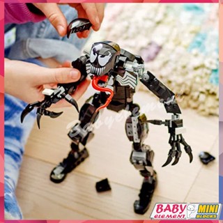 Moc 76230 บล็อคตัวต่อ รูป Marvel Venom Mecha DIY ของเล่นสําหรับเด็ก