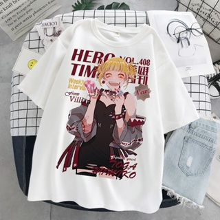 My Hero Academia Harajuku Gothic Summer Anime Chacter Oversized White T-shirt for Men/Women T-shirts_04