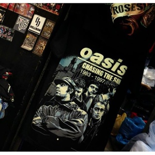 NTS 269 OASIS ROCK เสื้อยืด เสื้อวง เสื้อดำ สกรีนลายอย่างดี ผ้าหนานุ่ม ไม่หดไม่ย้วย NTS T SHIRT S M L XL XXL