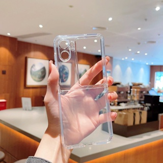 Simple Transparent design Soft phone case for Oppo Find N2 Flip Casing Clear Cover shockproof