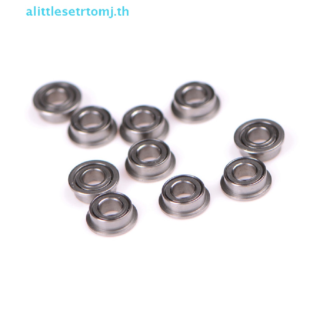 Alittlese 10PCS MF63zz Metal Double Shielded Flange Bearings (3mmX6mmX2.5mm) TH