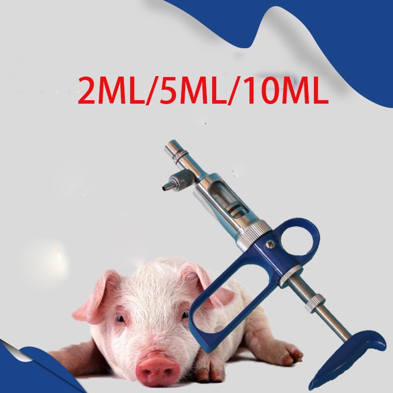 เข็มฉีดยาต่อเนื่อง ขนาด 2 มล. 5 มล. 10 มล. ปรับปริมาณได้ สําหรับฉีดฉีดวัคซีน ปืนพ่นระบาด