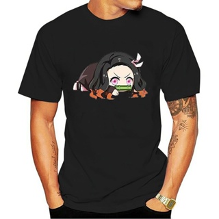 เสื้อยืดแขนสั้นลําลอง พิมพ์ลายอนิเมะญี่ปุ่น Ghost Slayer Nezuko แฟชั่นฤดูร้อน สําหรับผู้ชาย และผู้หญิง_08