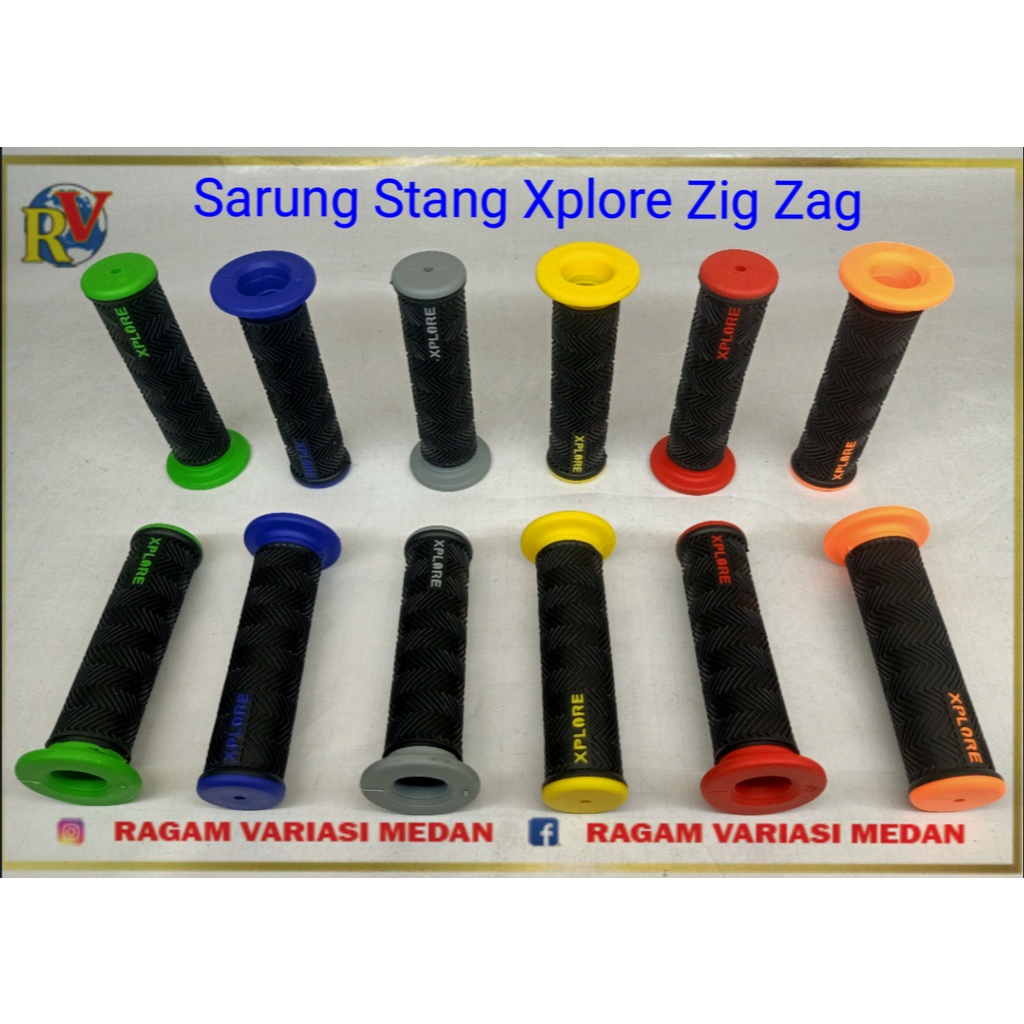 HANDGRIP HANDLEBAR COVER XPLORE ZIG ฝาครอบแก๊ส