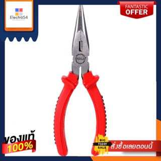 LONG-NOSE คีมปากแหลม SOLO 6 นิ้ว สีดำ-แดงLONG-NOSE PLIER NO.5126 6" YELLOW-RED