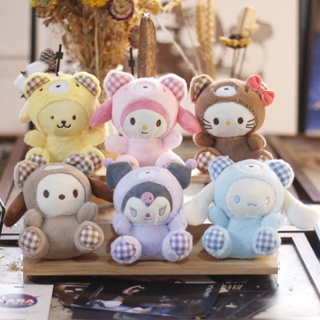 พวงกุญแจ จี้ตุ๊กตา Sanrio Melody Cinnamoroll Kuromi น่ารัก เหมาะกับของขวัญ