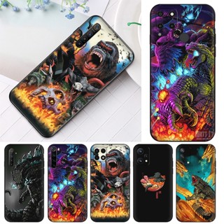 เคสโทรศัพท์ TPU แบบนิ่ม ลาย Godzilla สําหรับ Realme 8i 8S 8 Pro Realme 9i 9 Pro Plus 5G