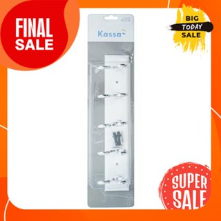 ขอแขวนผ้า 5 ขอ KASSA รุ่น KS-N023 โครเมียมClothes hanger 5 hooks model KS-N023 chrome