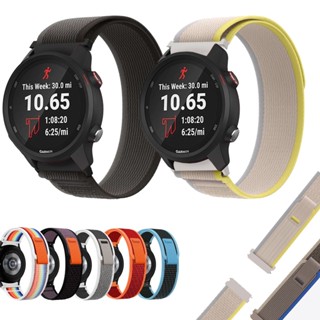 สายนาฬิกาข้อมือไนล่อน ระบายอากาศ แบบเปลี่ยน สําหรับ Garmin Vivoactive 3 Forerunner 645 245 245M 55 158