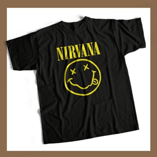 เสื้อวงดนตรี nirvana คอนต้อน แท้ เสื้อวินเทจ เสื้อยืดแฟชั่น แนวสตรีท_03