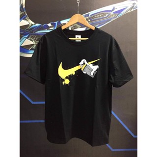 เสื้อยืดแขนสั้น Nike Sports เสื้อยืด Unisex เสื้อยืดโอเวอร์ไซส์ #3 6D3