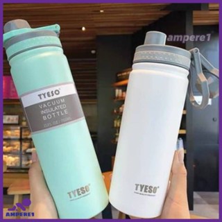 Original Tyeso Tumbler Insulated Vacuum Bottle Stainless Steel Thermos Water Bottle 530Ml 750Ml-AME1