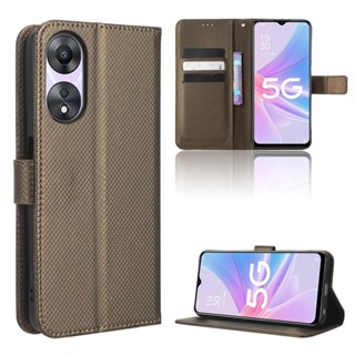 OPPO A78 5G เคส PU Leather Case เคสโทรศัพท์ Stand Wallet OPPO A78 5G เคสมือถือ Cover