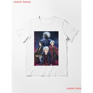 2022 Devil May Cry 5 Essential T-Shirt เสื้อยืด ดพิมพ์ลาย ดผ้าเด้ง คอกลม cotton ความนิยม discount Unisex_02