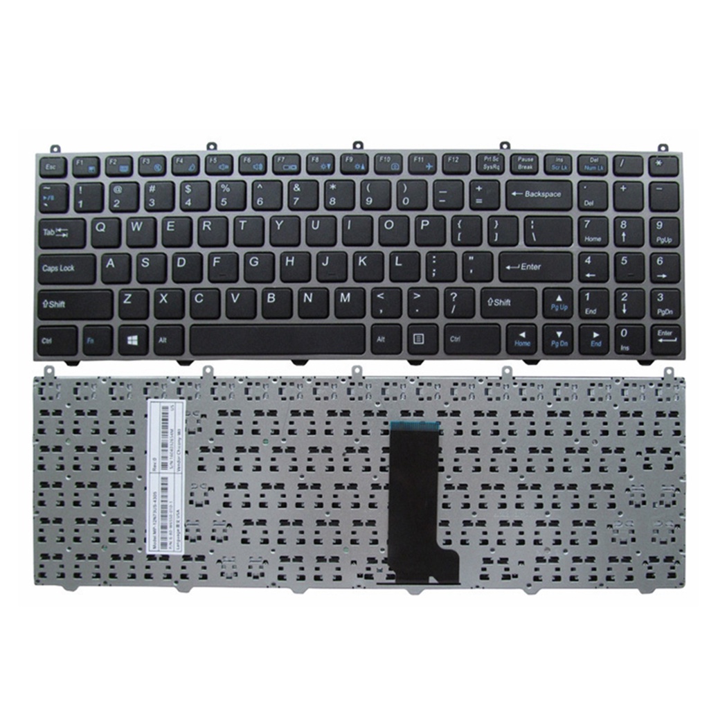 K590C HASEE ภาษาอังกฤษคีย์บอร์ด K650C K650D-I5 I7 D2 K570N-I3 D1 I5D1 I7D1 สําหรับ CLEVO W650ET W650