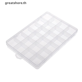 Greatshore กล่องพลาสติก 24 ช่อง สําหรับใส่เครื่องประดับ ลูกปัด
   Th