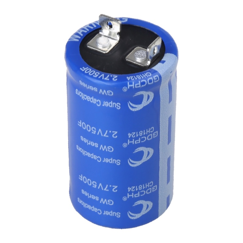HL Super Farad Capacitor 2 7V 500F ตัวเก็บประจุไฟฟ้าสําหรับวงจรยานยนต์