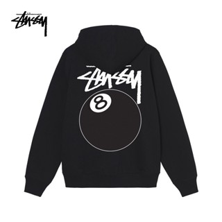 เสื้อกันหนาว มีฮู้ด พิมพ์ลายโลโก้ดิจิตอล Stussy 8 924749Mh