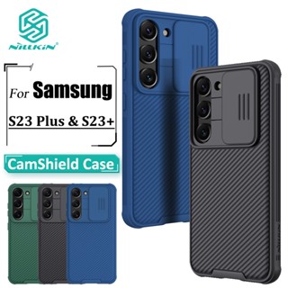 Nillkin CamShield Pro เคส Samsung Galaxy S23 Plus / S23+ เคสโทรศัพท์ ป้องกันกล้อง เลื่อน หรูหรา TPU + PC กันกระแทก ฝาหลัง